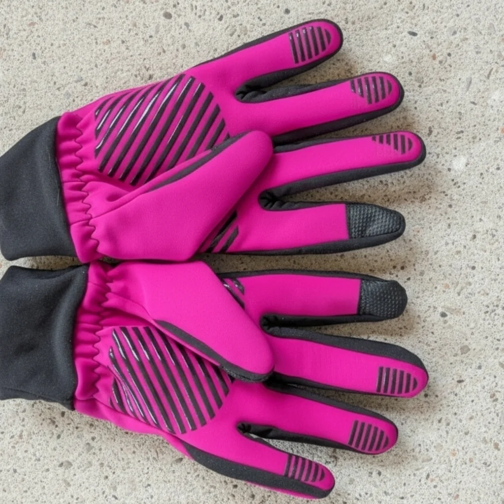 SIMARI Winter Gloves Liner Thermal Warm Touch Screen Hot Pink (EUC)